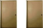 Bullet resistant wood doors