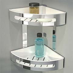 Contemporary Shower Accessories for Laminate Wall Panels & Tile Showers