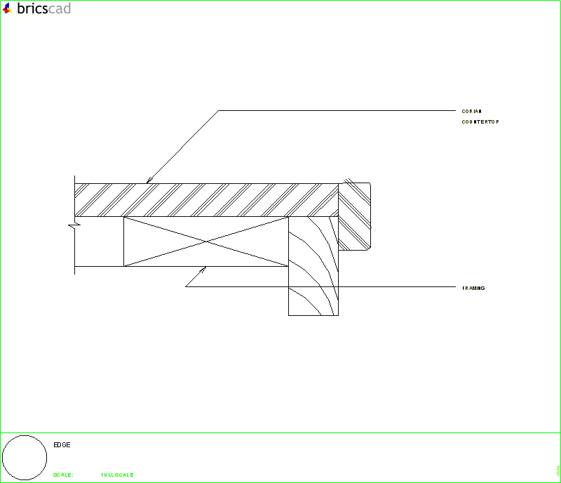 No drip edge using 1/2 or 3/4 inch material. AIA CAD Details--zipped into WinZip format files for faster downloading.