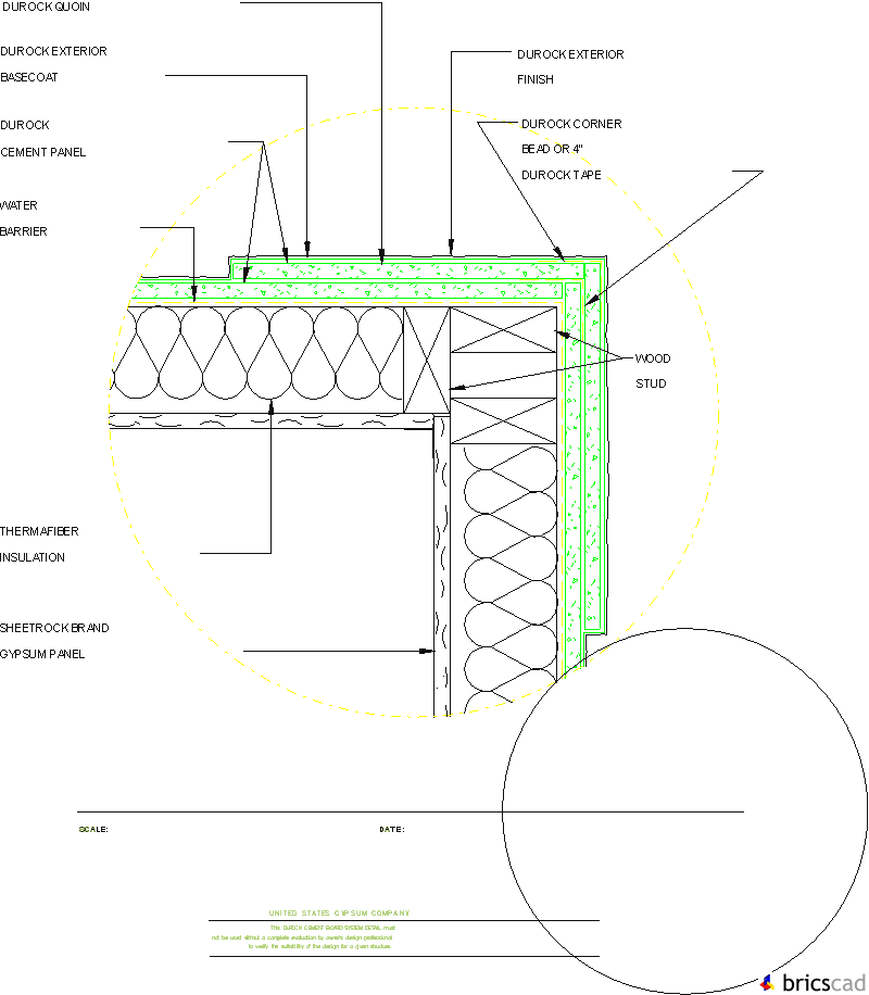 DUR235 - QUOIN SECTION. AIA CAD Details--zipped into WinZip format files for faster downloading.