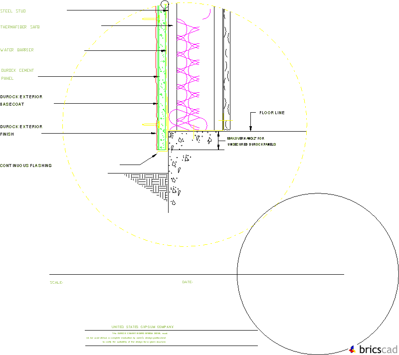 DUR237 - FOUNDATION. AIA CAD Details--zipped into WinZip format files for faster downloading.