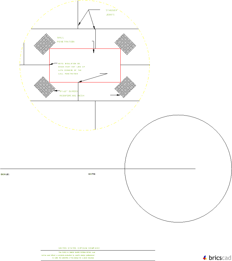 DUR301 - WALL PENETRATIONS. AIA CAD Details--zipped into WinZip format files for faster downloading.