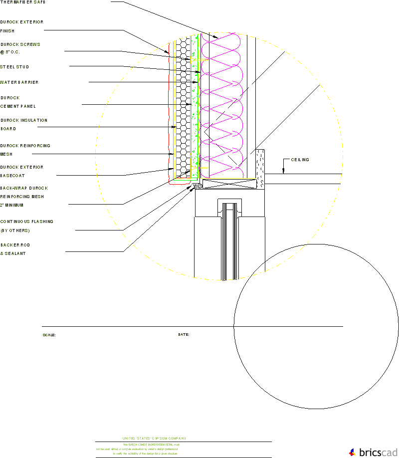 DUR304 - WINDOWS HEAD. AIA CAD Details--zipped into WinZip format files for faster downloading.