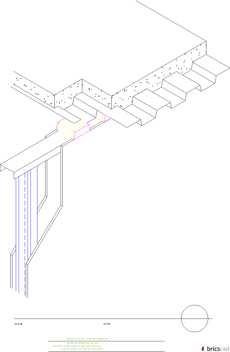 FS302 - CEILING PENETRATION. AIA CAD Details--zipped into WinZip format files for faster downloading.