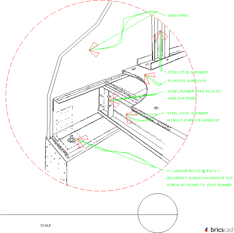 LSF809  - WEB STIFFENING. AIA CAD Details--zipped into WinZip format files for faster downloading.
