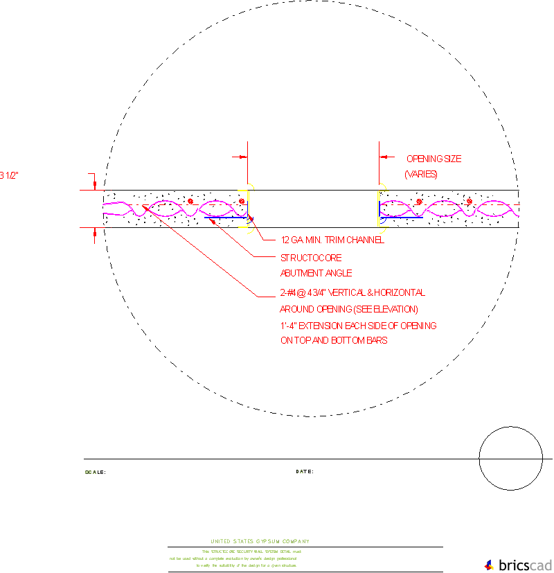 STRC213 - PLAN SECTION. AIA CAD Details--zipped into WinZip format files for faster downloading.